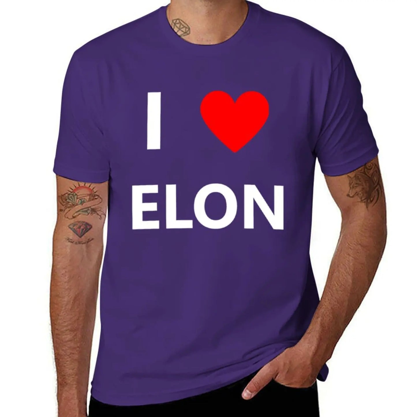 T-shirt « I Love ELon » Elon Musk (multi choix)