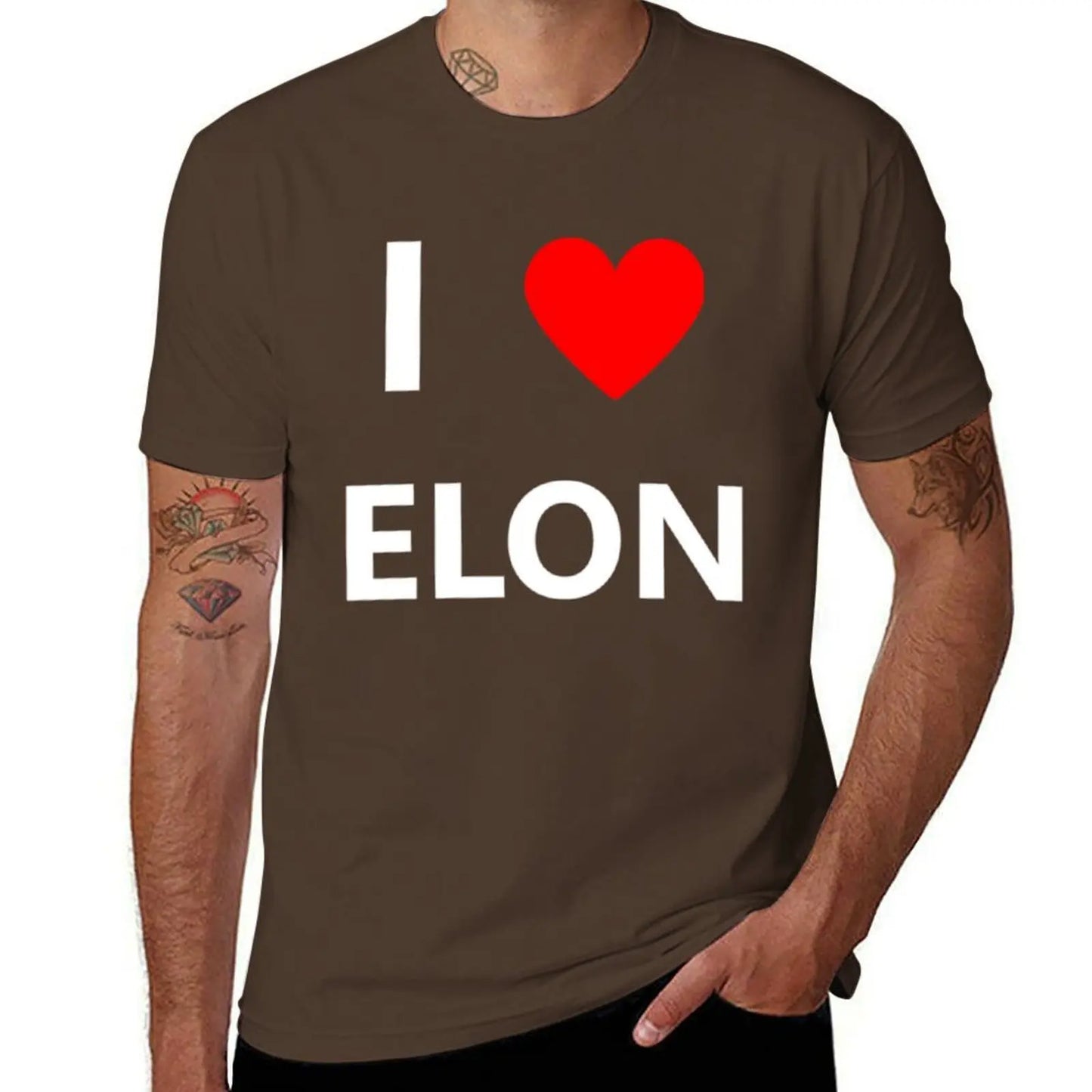 T-shirt « I Love ELon » Elon Musk (multi choix)