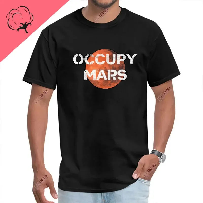 T-shirt « Space X », « Occupy Mars » Elon Musk (multi choix)