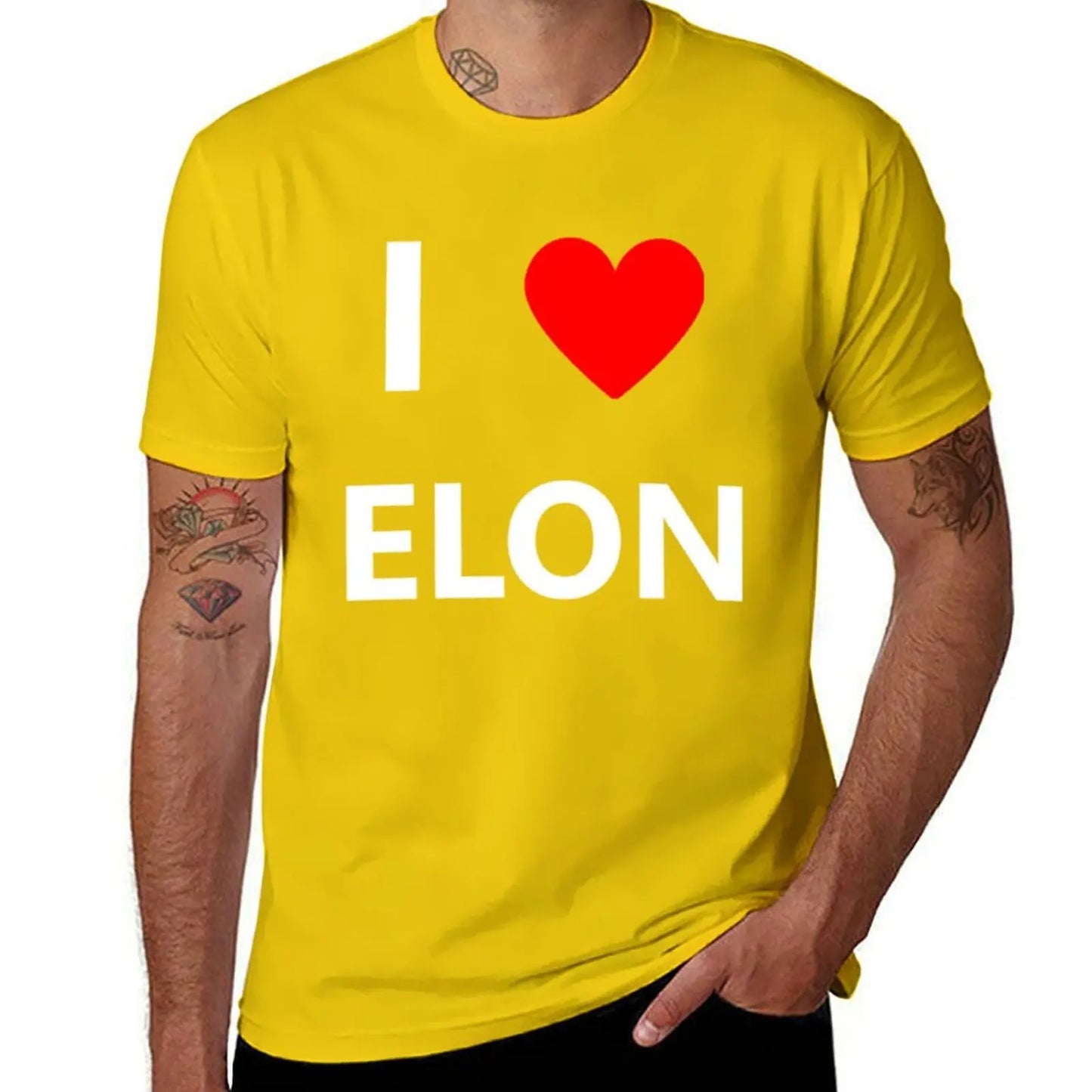 T-shirt « I Love ELon » Elon Musk (multi choix)
