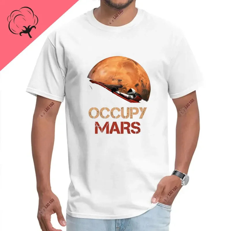 T-shirt « Space X », « Occupy Mars » Elon Musk (multi choix)
