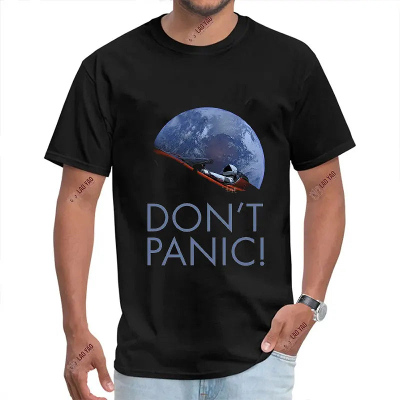 T-shirt « Don’t Panic », « Occupy Mars », Space X, Elon Musk (multi choix)