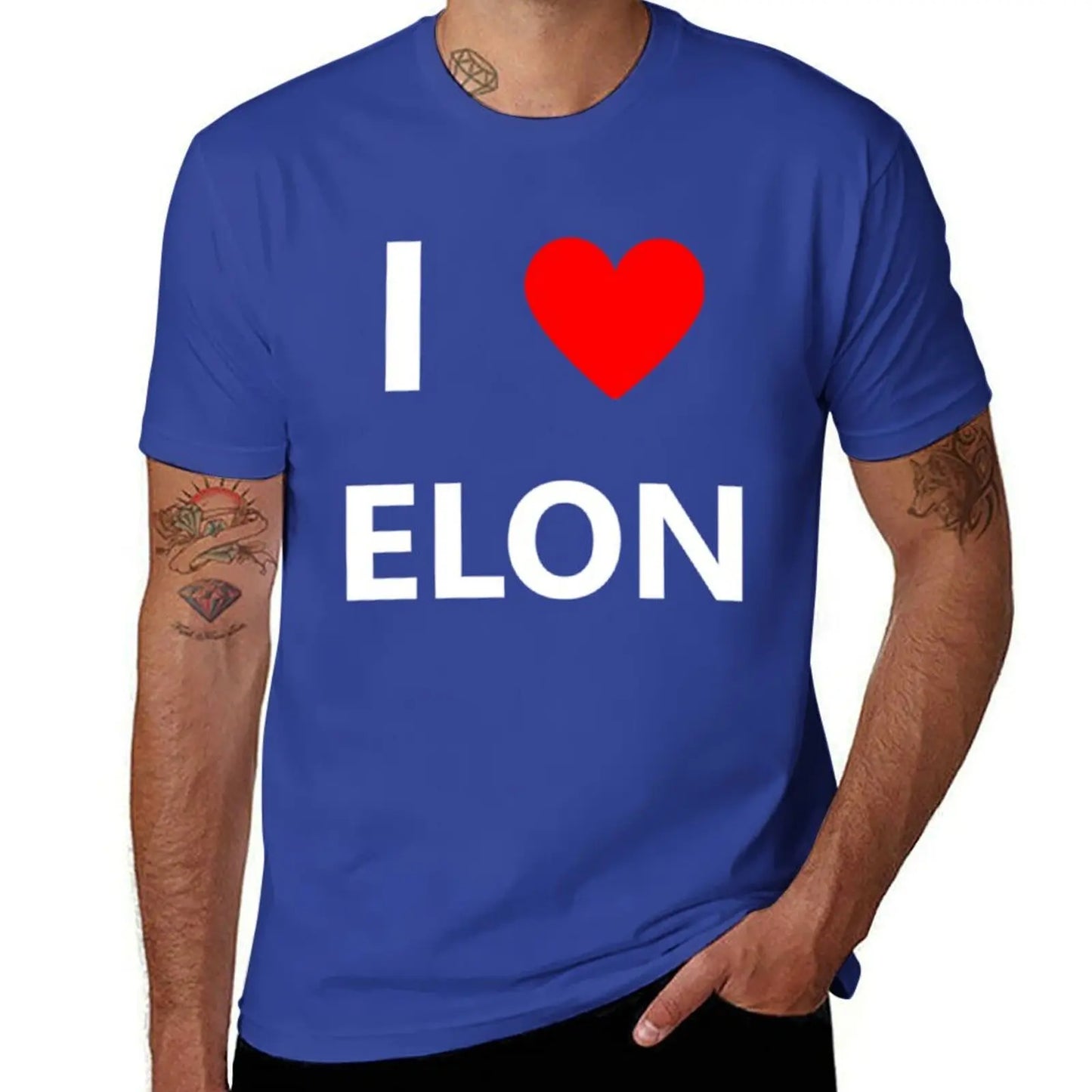 T-shirt « I Love ELon » Elon Musk (multi choix)