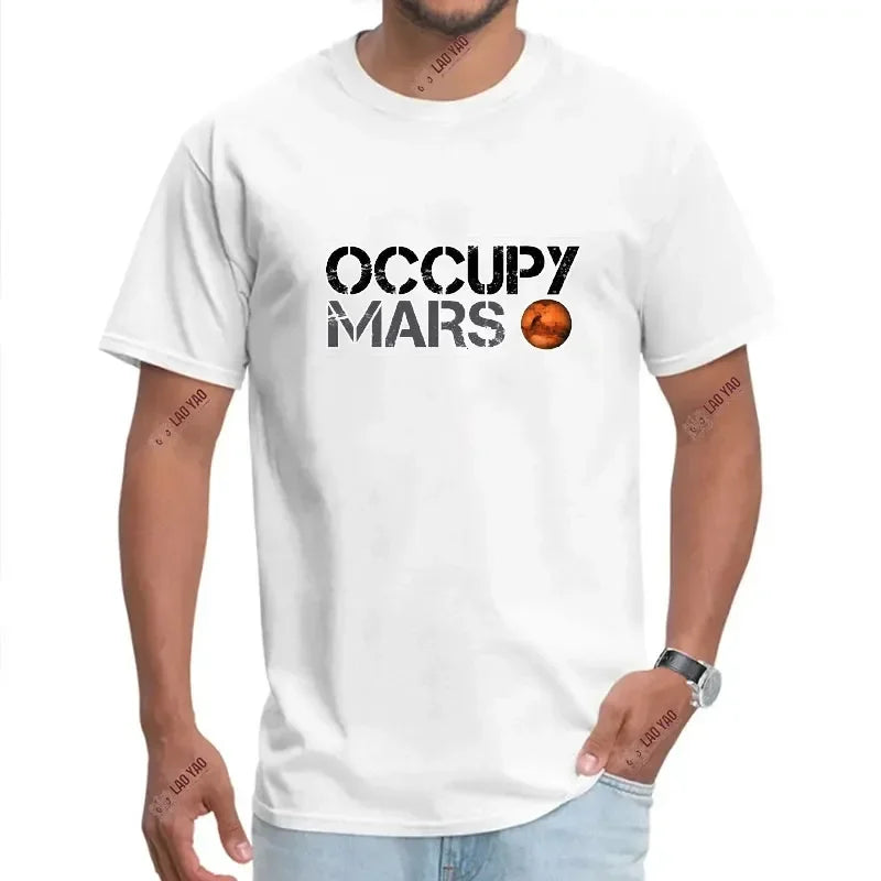 T-shirt « Space X », « Occupy Mars » Elon Musk (multi choix)