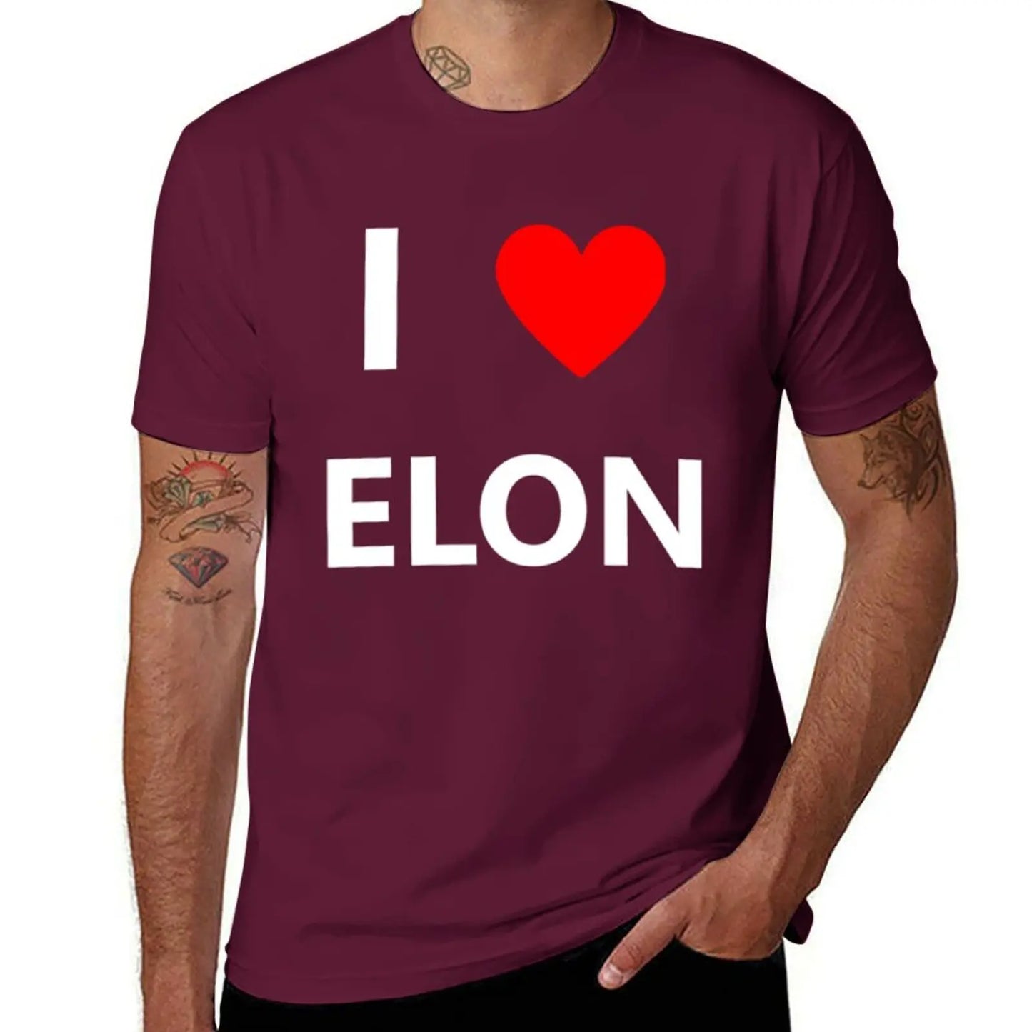 T-shirt « I Love ELon » Elon Musk (multi choix)
