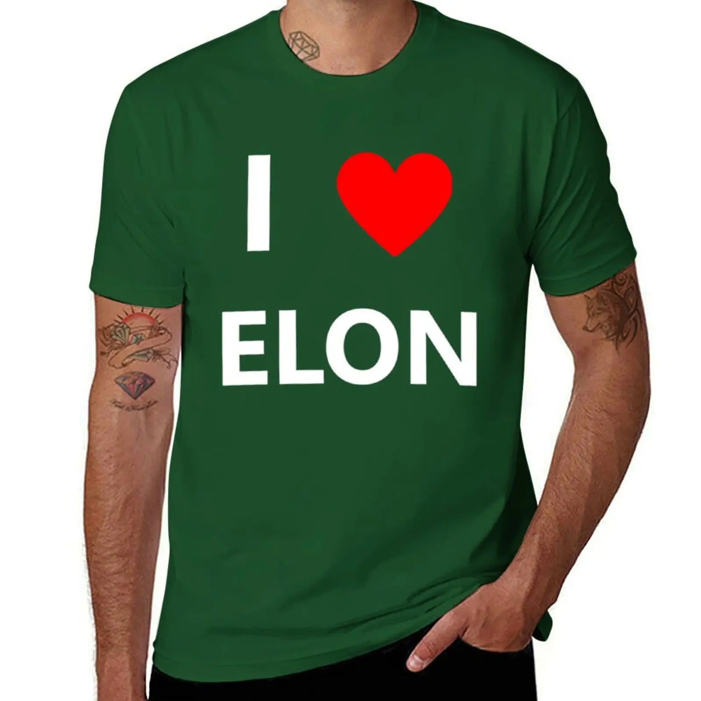 T-shirt « I Love ELon » Elon Musk (multi choix)