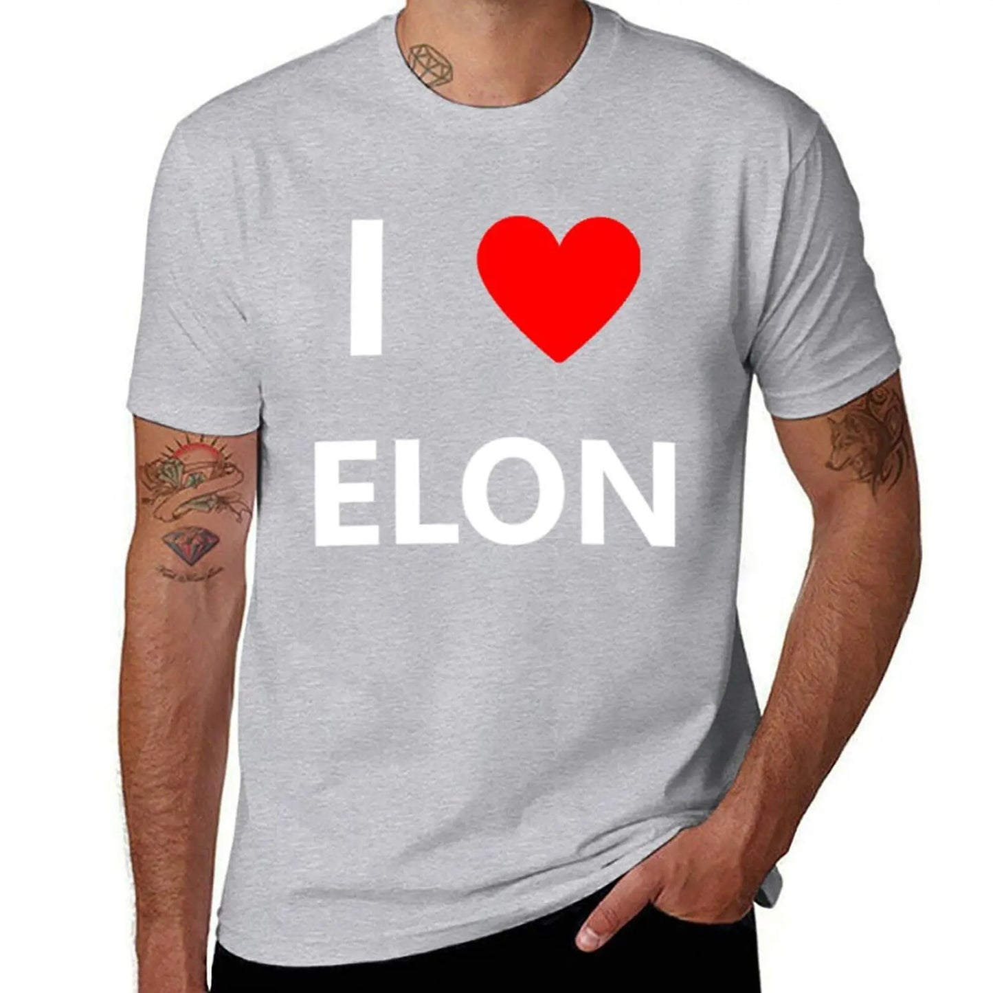 T-shirt « I Love ELon » Elon Musk (multi choix)