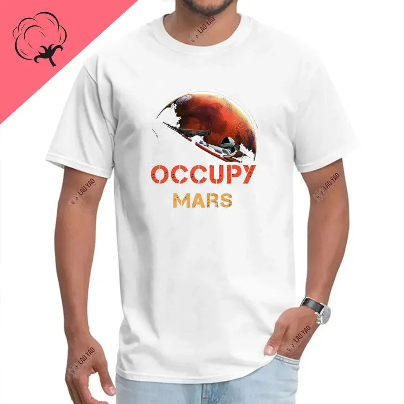 T-shirt « Space X », « Occupy Mars » Elon Musk (multi choix)