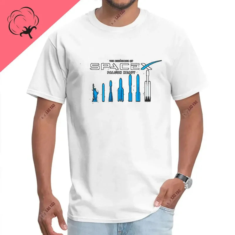 T-shirt « Space X », « Occupy Mars » Elon Musk (multi choix)