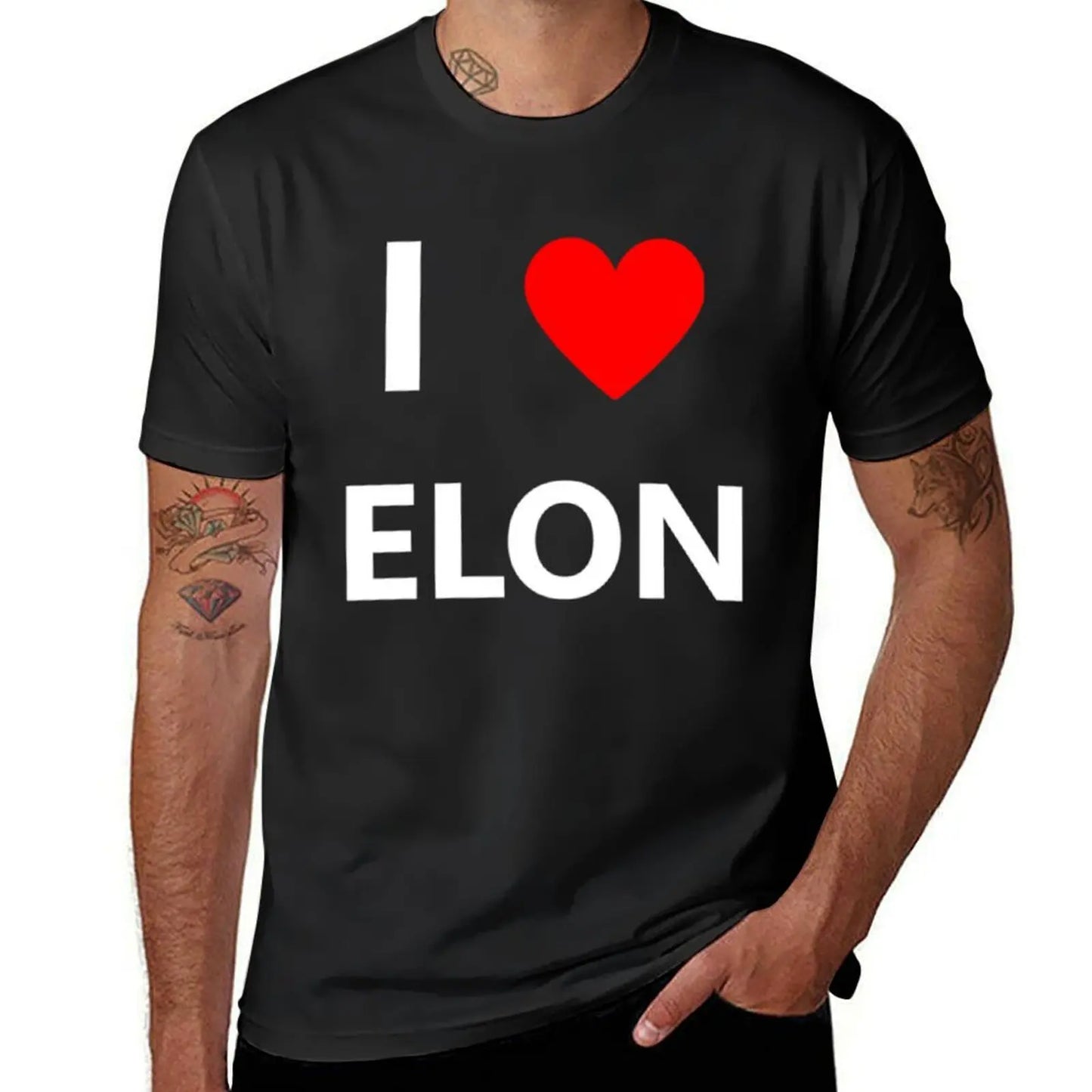 T-shirt « I Love ELon » Elon Musk (multi choix)