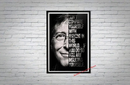 Warren Buffett citations de motivation film Elon Musk citations célèbres toile peinture affiche impression photos salon décor à la maison