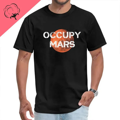 Space X Logo 100% coton T-shirts SpaceX Starship plan Punk Mars Bfr fusée graphique T-shirts Elon Musk ingénieur hommes T-shirt