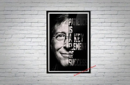 Warren Buffett citations de motivation film Elon Musk citations célèbres toile peinture affiche impression photos salon décor à la maison