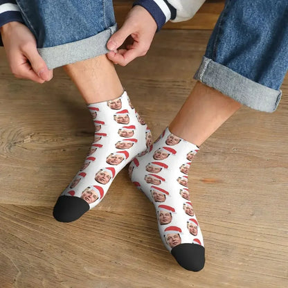 Chaussettes de musc Santa Elon toutes saisons, bas absorbant la sueur Harajuku, accessoires pour cadeaux unisexes