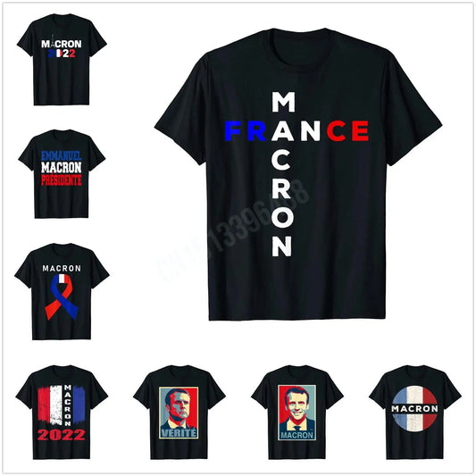 T-shirt soutient Président de la France, Emmanuel Macron