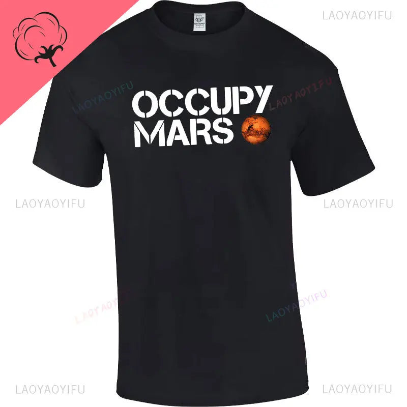 T-shirt graphique Elon Musk pour homme, streetwear en coton, mode de rue, jeu de grains de taupe, haute qualité, extérieur, été