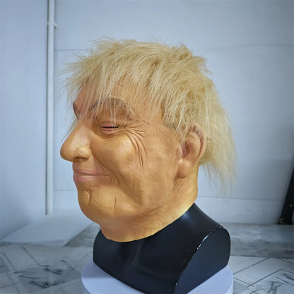 Masque réaliste de Donald Trump en latex