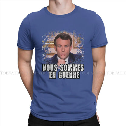 T-shirt « nous sommes en guerre » Emmanuel Macron (multi choix)
