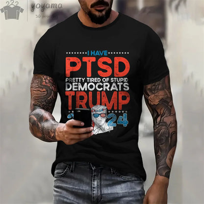 T-shirt amusant Donald Trump, T-shirt à manches courtes pour hommes et femmes (multi choix)