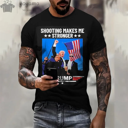 T-shirt amusant Donald Trump, T-shirt à manches courtes pour hommes et femmes (multi choix)