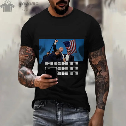 T-shirt amusant Donald Trump, T-shirt à manches courtes pour hommes et femmes (multi choix)