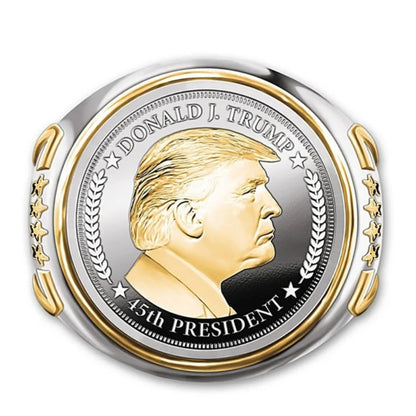 Bague chevalière Donald Trump Usa