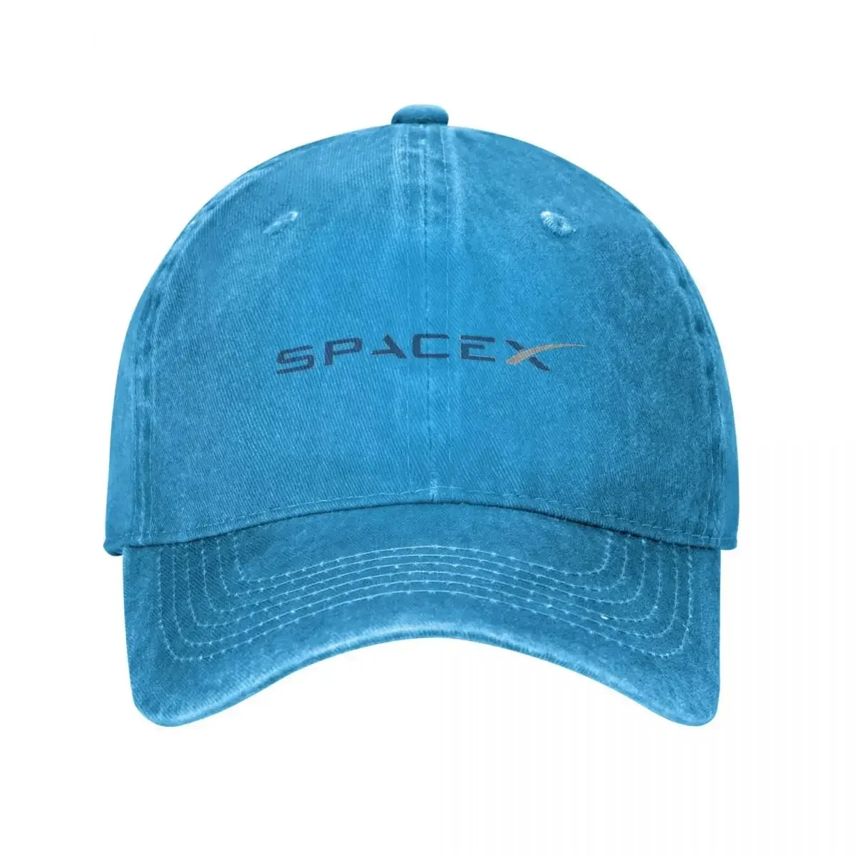 Denim lavé SpaceX Space X Logo Elon Musk Casquette de Baseball été Snapback Cowboy chapeaux os faucon fusée lourde Casquette Gorras