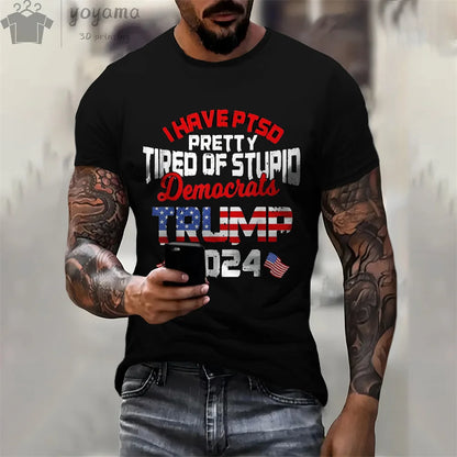 T-shirt amusant Donald Trump, T-shirt à manches courtes pour hommes et femmes (multi choix)