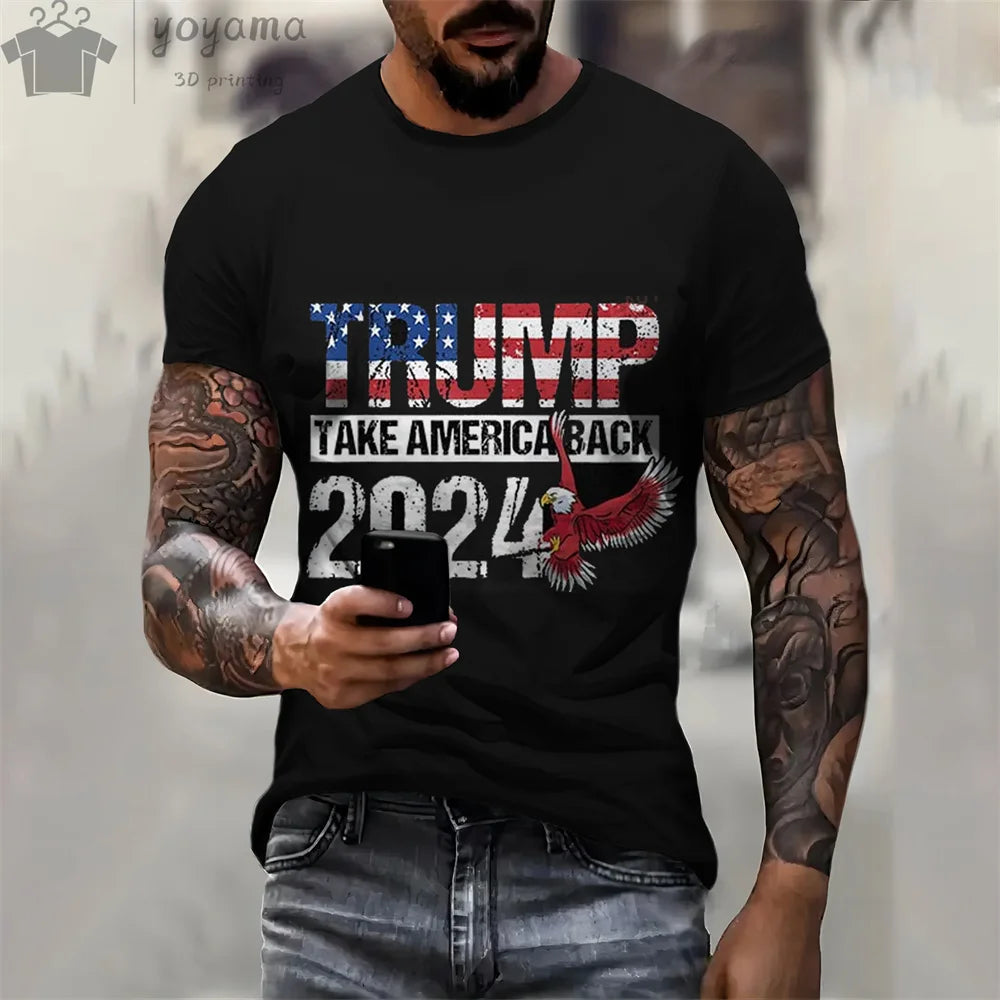 T-shirt amusant Donald Trump, T-shirt à manches courtes pour hommes et femmes (multi choix)