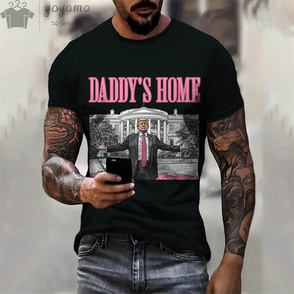 T-shirt amusant Donald Trump, T-shirt à manches courtes pour hommes et femmes (multi choix)