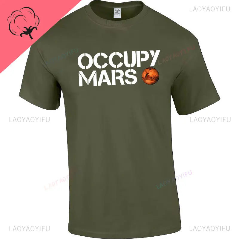 T-shirt graphique Elon Musk pour homme, streetwear en coton, mode de rue, jeu de grains de taupe, haute qualité, extérieur, été