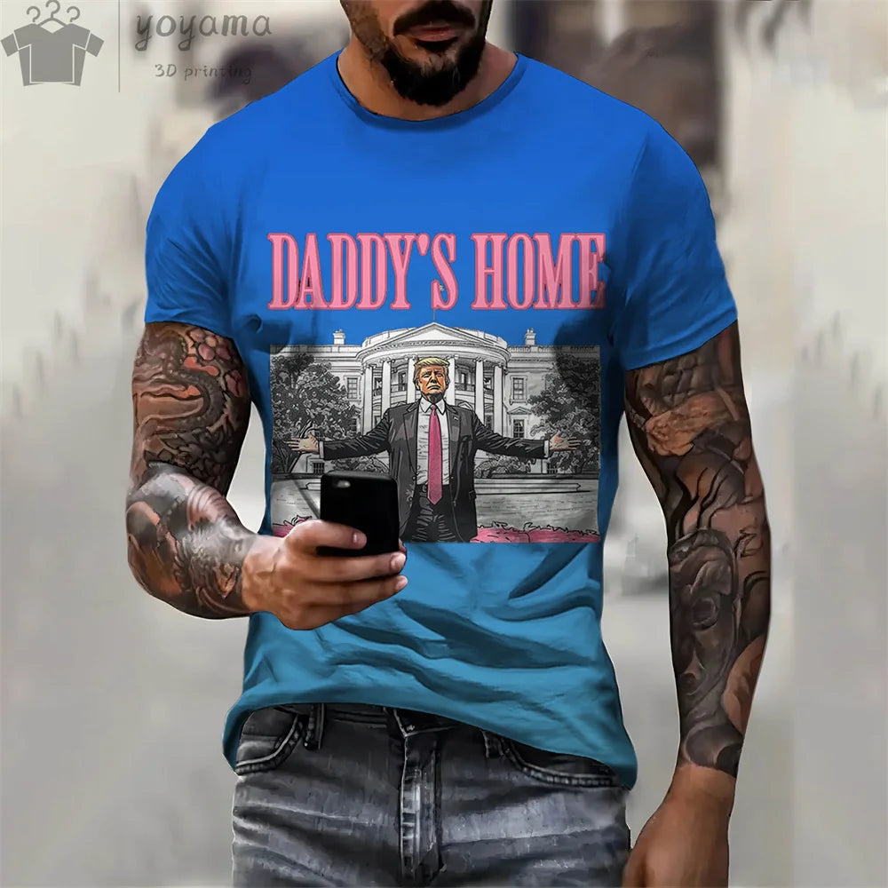 T-shirt amusant Donald Trump, T-shirt à manches courtes pour hommes et femmes (multi choix)