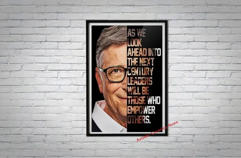 Warren Buffett citations de motivation film Elon Musk citations célèbres toile peinture affiche impression photos salon décor à la maison