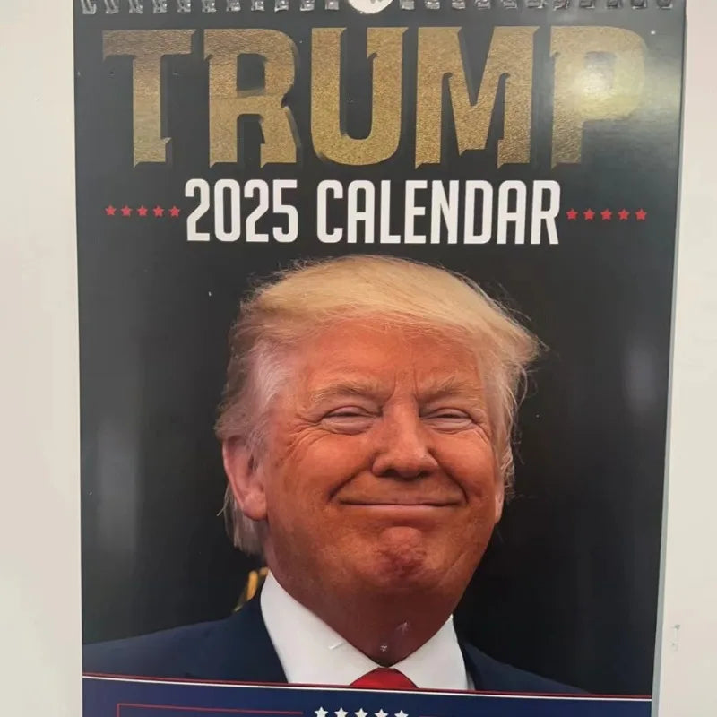 Calendrier mural 2025 drole de Donald Trump