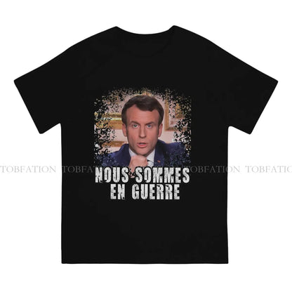 T-shirt « nous sommes en guerre » Emmanuel Macron (multi choix)