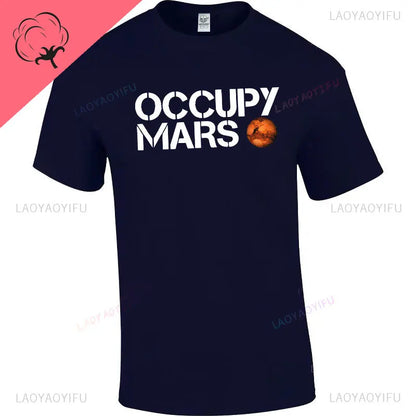 T-shirt graphique Elon Musk pour homme, streetwear en coton, mode de rue, jeu de grains de taupe, haute qualité, extérieur, été