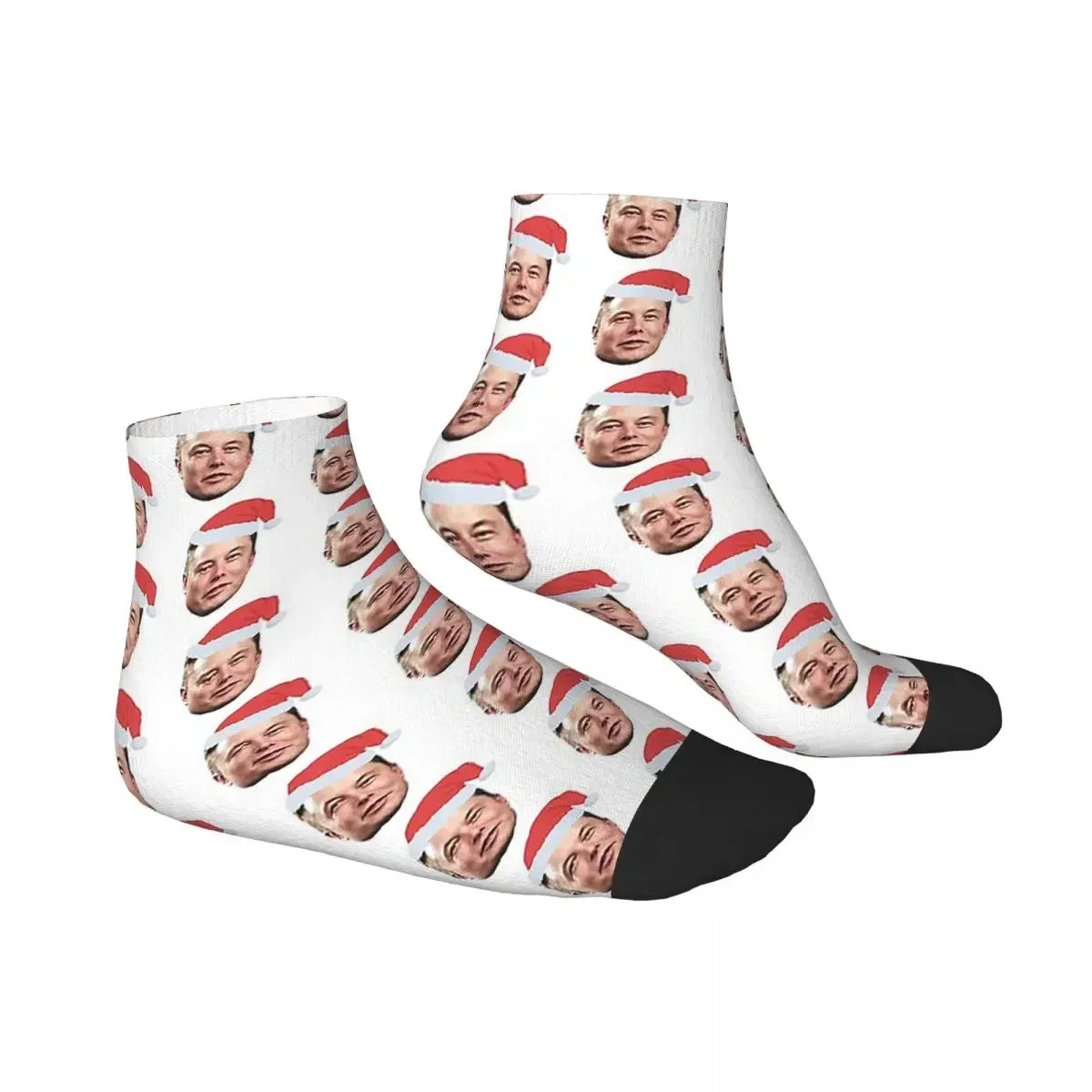 Chaussettes de musc Santa Elon toutes saisons, bas absorbant la sueur Harajuku, accessoires pour cadeaux unisexes