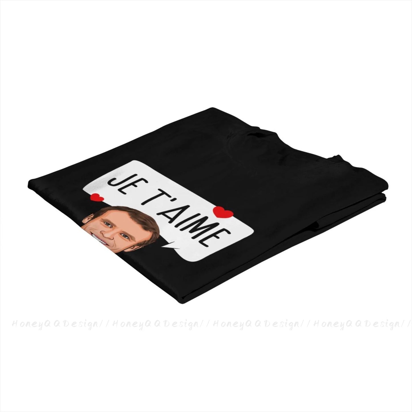 T-shirt humoristique « je t’aime » Emmanuel Macron (multi choix)