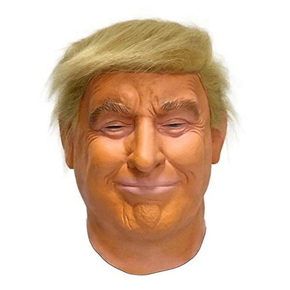 Masque réaliste de Donald Trump en latex