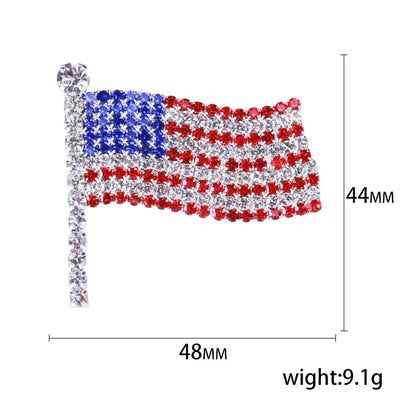 Broche vêtements Trump et drapeau américain Usa