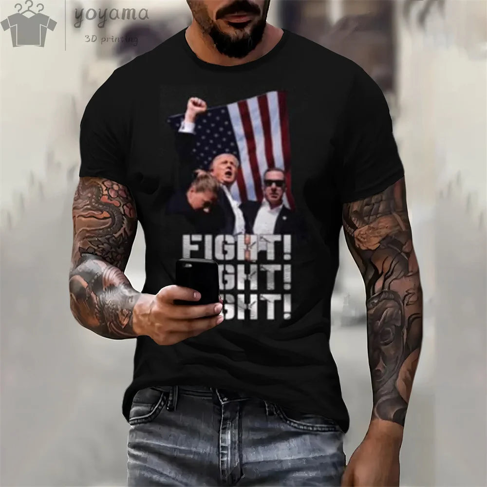 T-shirt amusant Donald Trump, T-shirt à manches courtes pour hommes et femmes (multi choix)