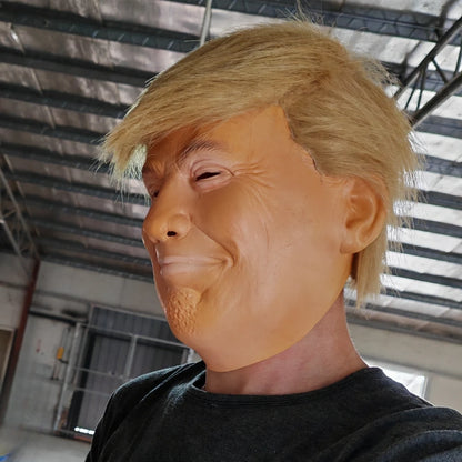 Masque réaliste de Donald Trump en latex