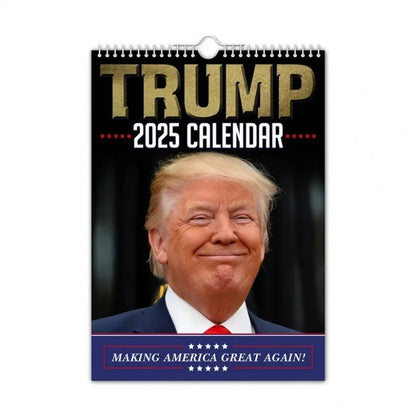 Calendrier mural 2025 drole de Donald Trump