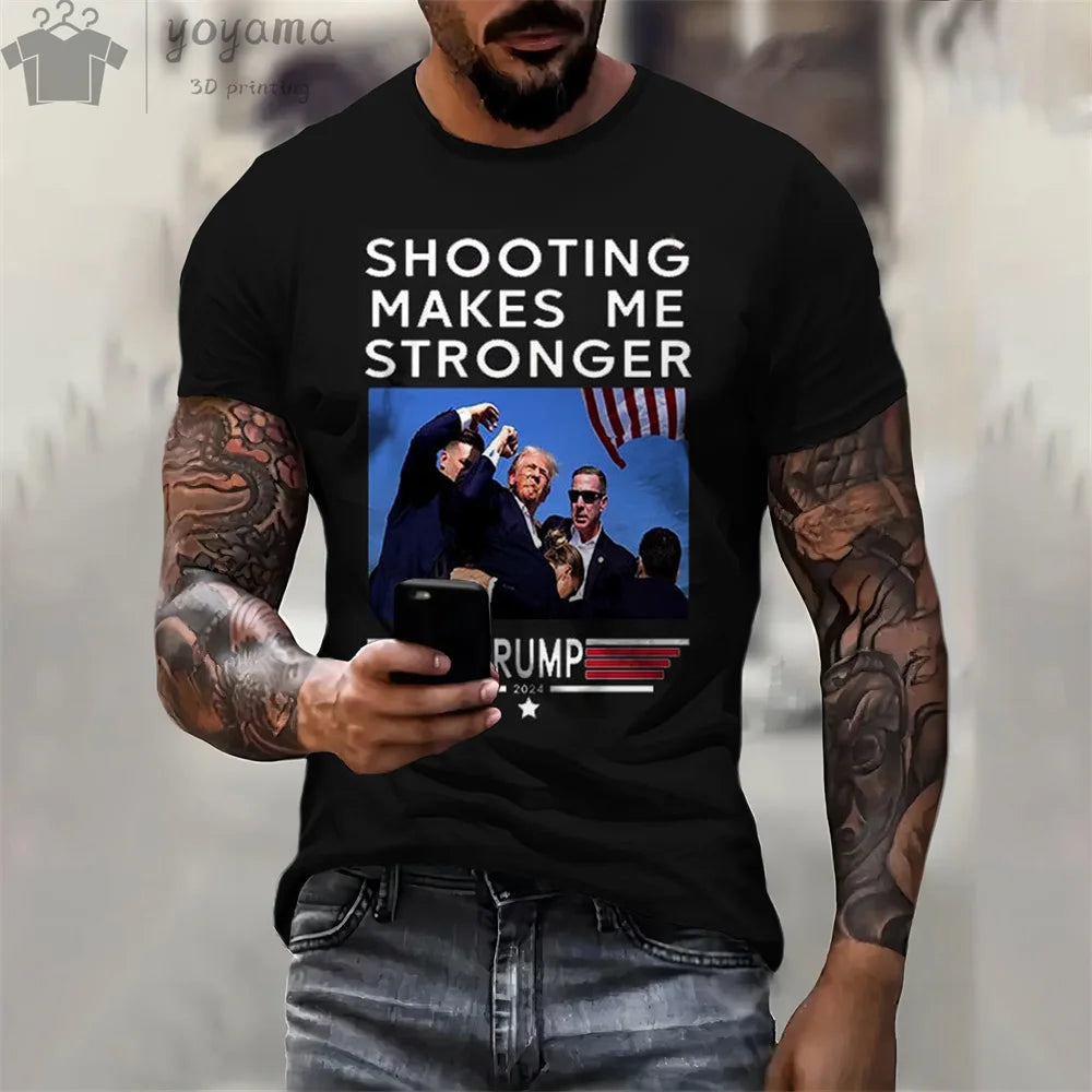 T-shirt amusant Donald Trump, T-shirt à manches courtes pour hommes et femmes (multi choix)