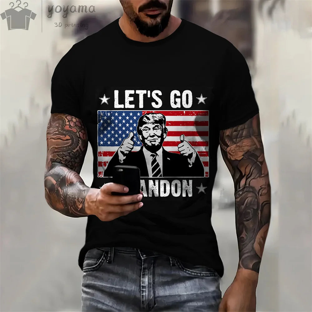 T-shirt amusant Donald Trump, T-shirt à manches courtes pour hommes et femmes (multi choix)